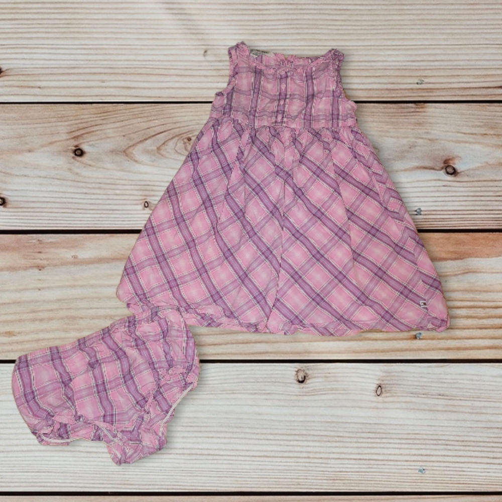 Little girls Tommy plaid dress